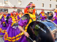 Ste-Croix, 12.02.23, Carnaval, cortège, Les Toétché (Le Noirmont). © CArole Alkabes