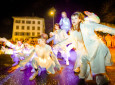 Ste-Croix, 11.02.23, Carnaval, cortège aux lampions, Zarti cirque. © CArole Alkabes