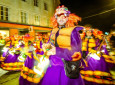 Ste-Croix, 11.02.23, Carnaval, cortège aux lampions, "Les Toetche" (Noirmont). © CArole Alkabes